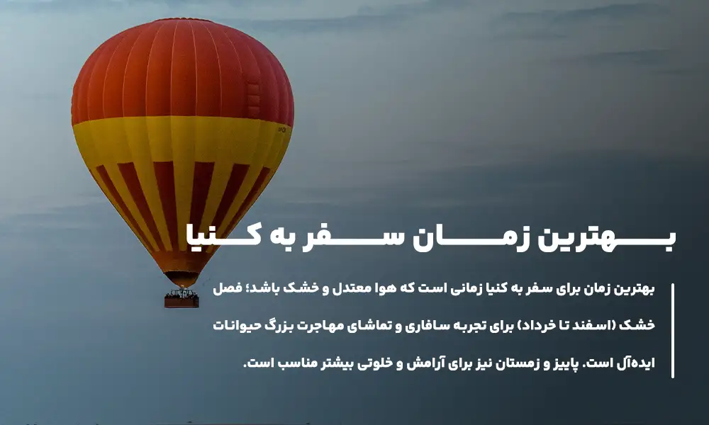 بهترین زمان سفر به کنیا