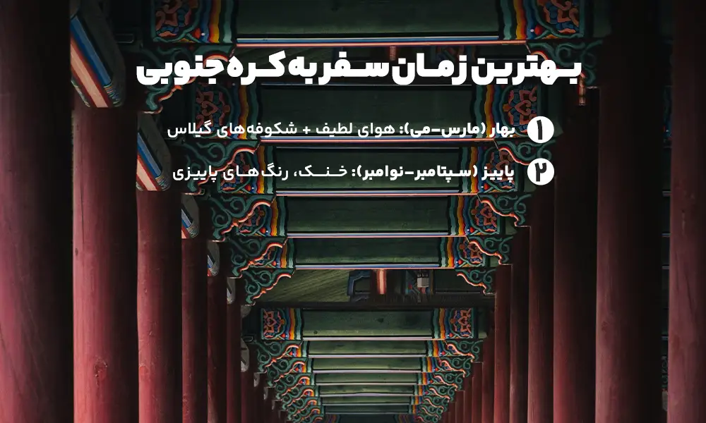 بهترین زمان سفر به کره جنوبی