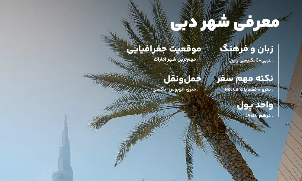 معرفی شهر دبی